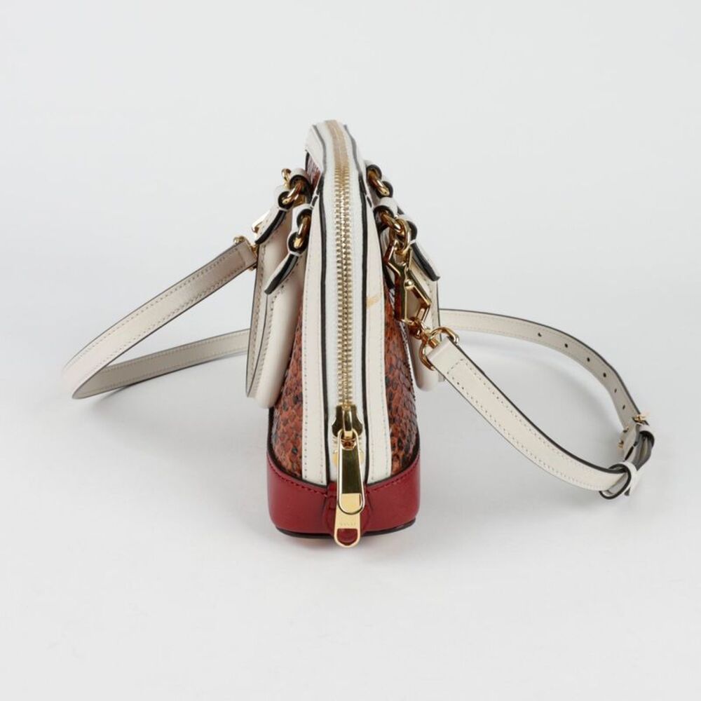 Horsebit Mini Python Top Handle Tote Shoulder Bag - image 4